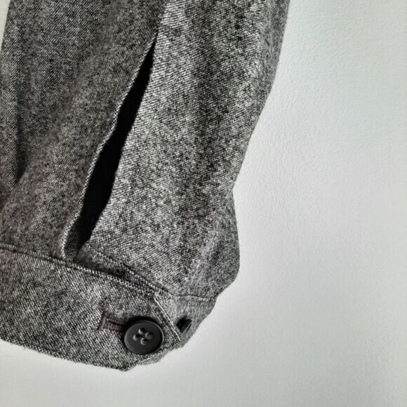 CLUB MONACO Wool Blend Bermudas Short Crop Trousers Grey Sz 6 - Picture 5 of 13